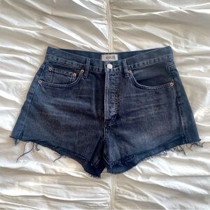 Agolde Black Jean Shorts Size 26